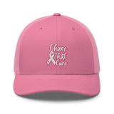 "Chase that cure" Unisex Trucker hat