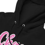 Original Black "Chase that cure" (Pink/White outline) logo Unisex hoodie