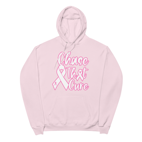 Original Pink "Chase that cure" (White/Pink outline) logo Unisex hoodie