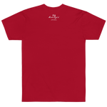 "Circle Benji" Red (White logo) T-Shirt