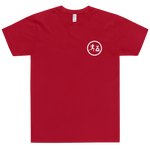 "Circle Benji" Red (White logo) T-Shirt