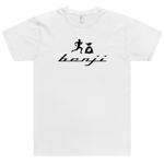 "New Benji" White (Black logo) T-Shirt