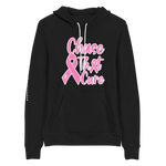 Custom Black "Chase That Cure" (Pink/ White outline) logo Unisex hoodie