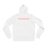 Custom White "Chase That Cure" (Pink/ White outline) logo Unisex hoodie