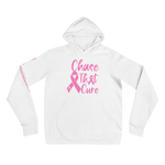 Custom White "Chase That Cure" (Pink/ White outline) logo Unisex hoodie